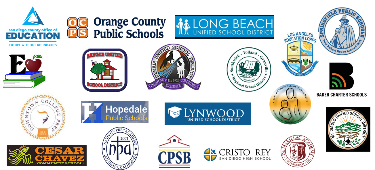 logos of educational partners