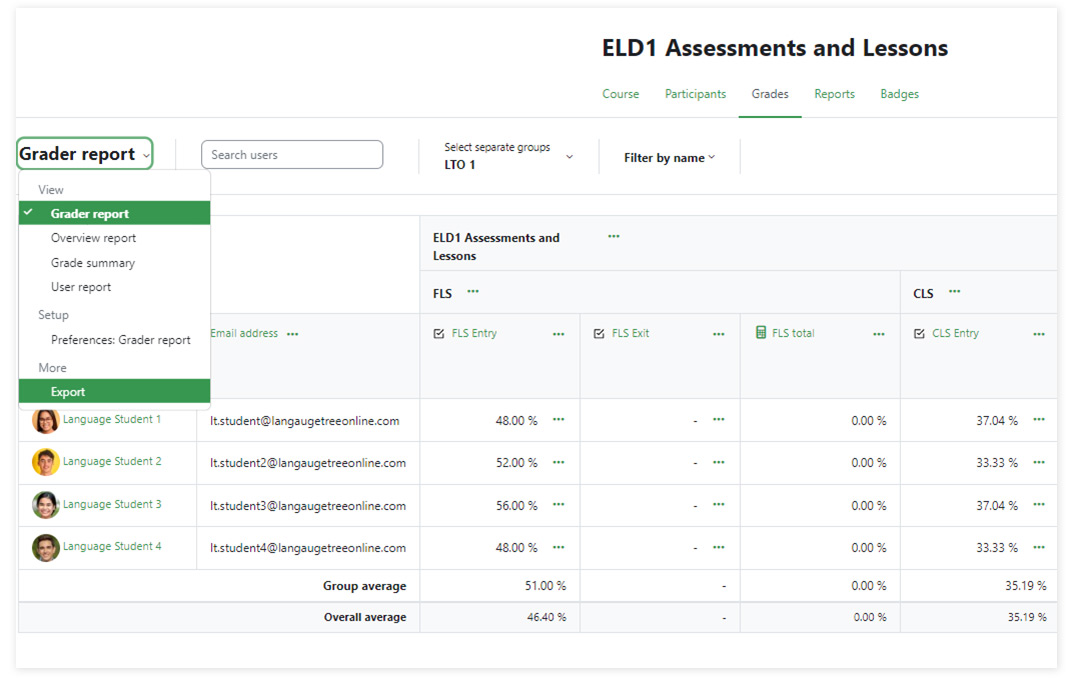 ELD assessment software