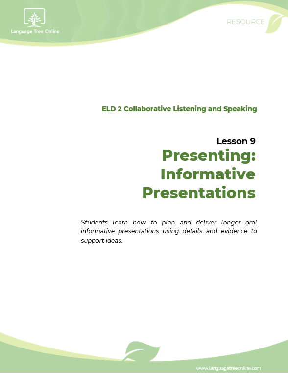Presenting image
