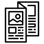 icon for brochure